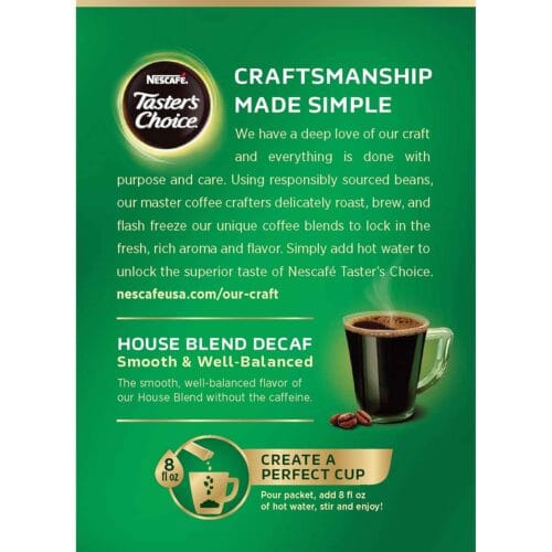 Nescafe Taster-s Choice Decaf- House Blend Instant Bangladesh - Image 2