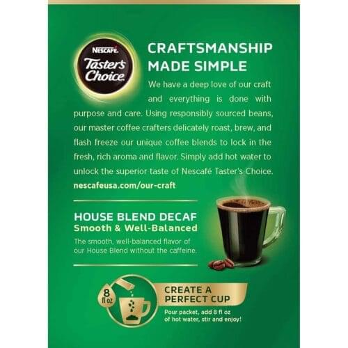 Nescafe Taster-s Choice Decaf- House Blend Instant Bangladesh - Image 2